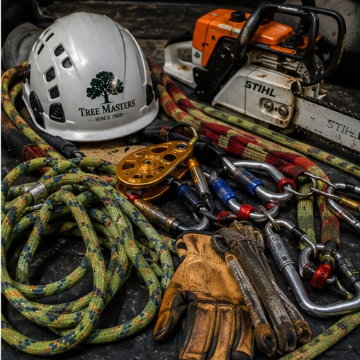 Professional emergency tree removal equipment